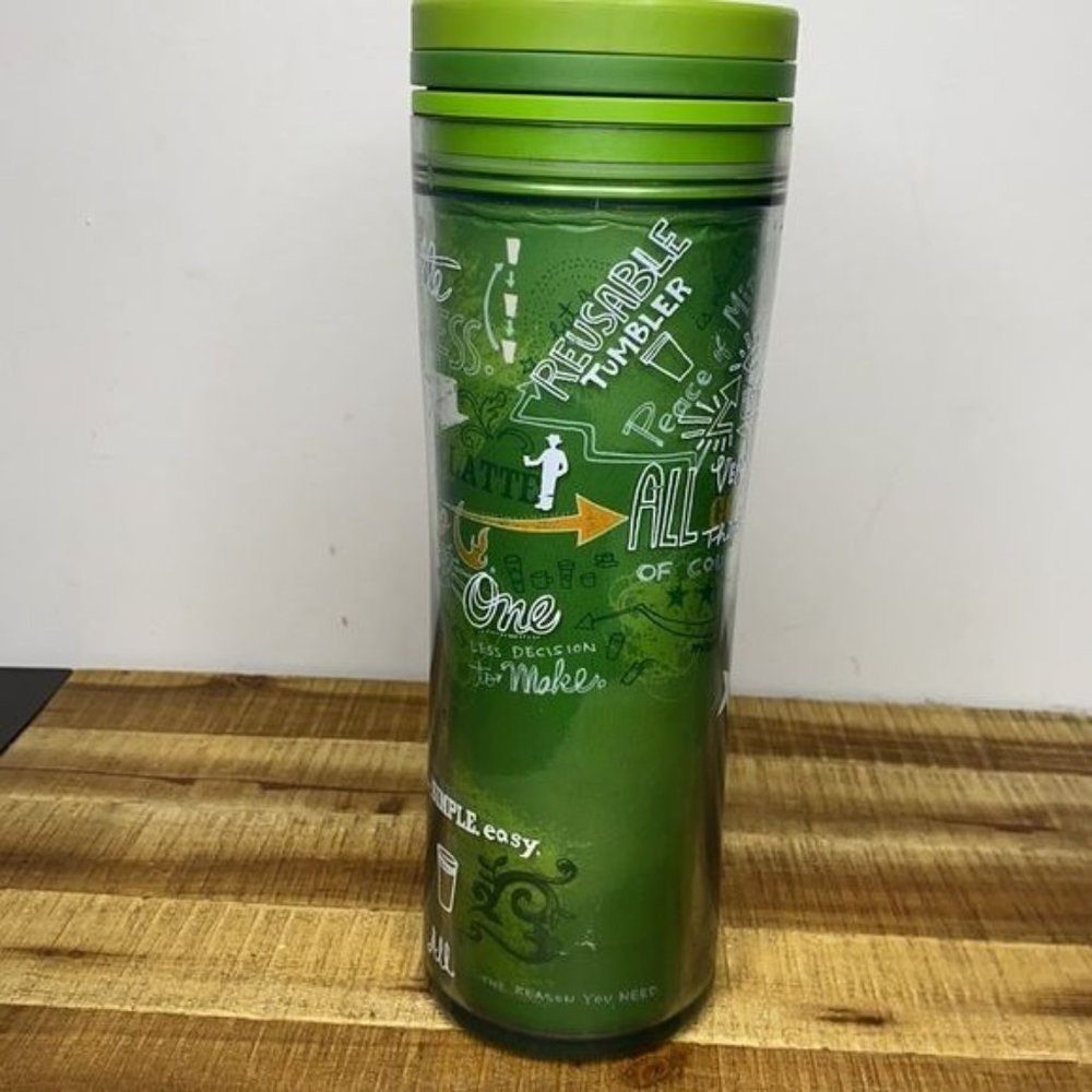 2009 Starbucks Recycled Plastic 20oz Tumbler - Picture 2 of 7